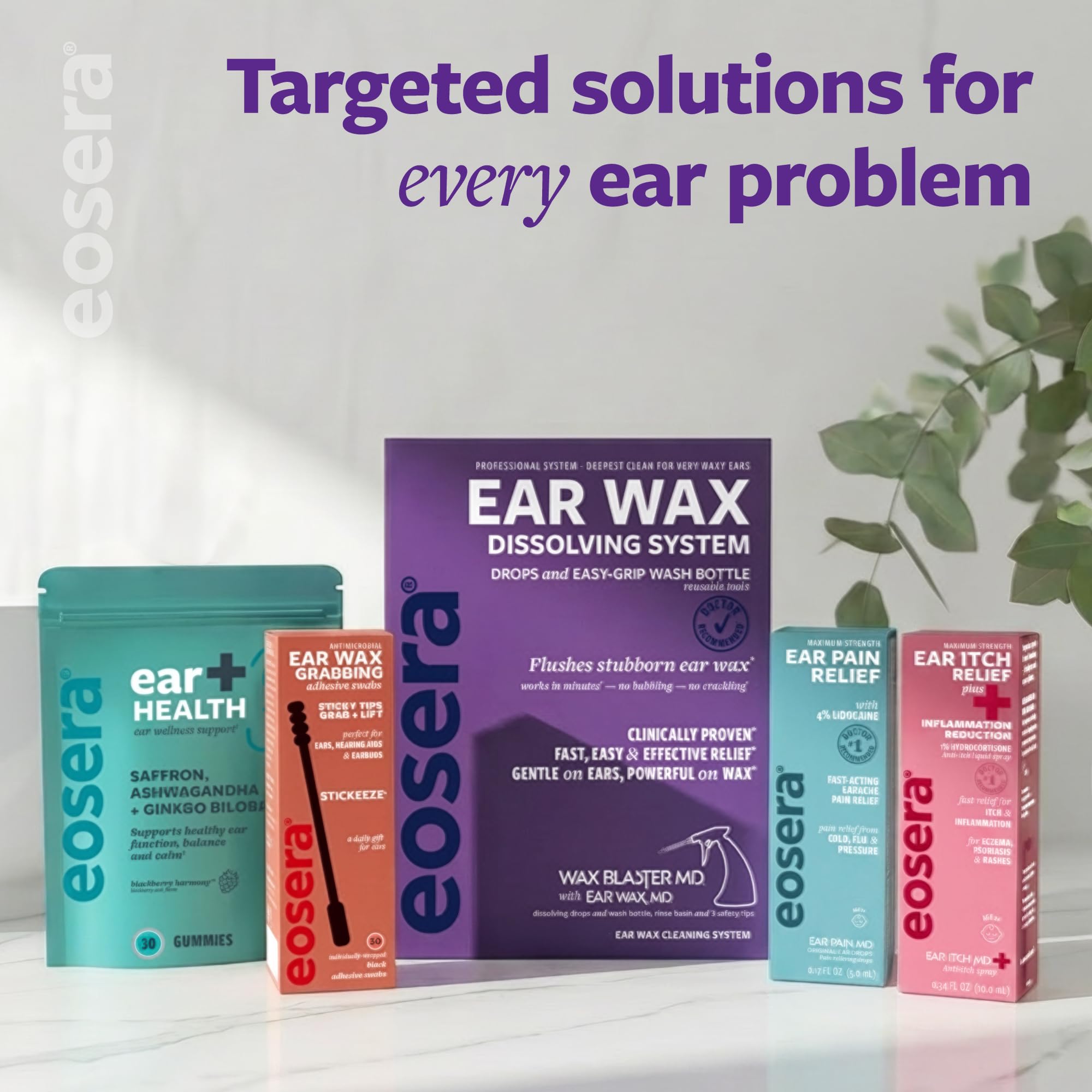 Eosera Ear+ Sound Sleep Gummies tangerine flavour gummies in a bowl