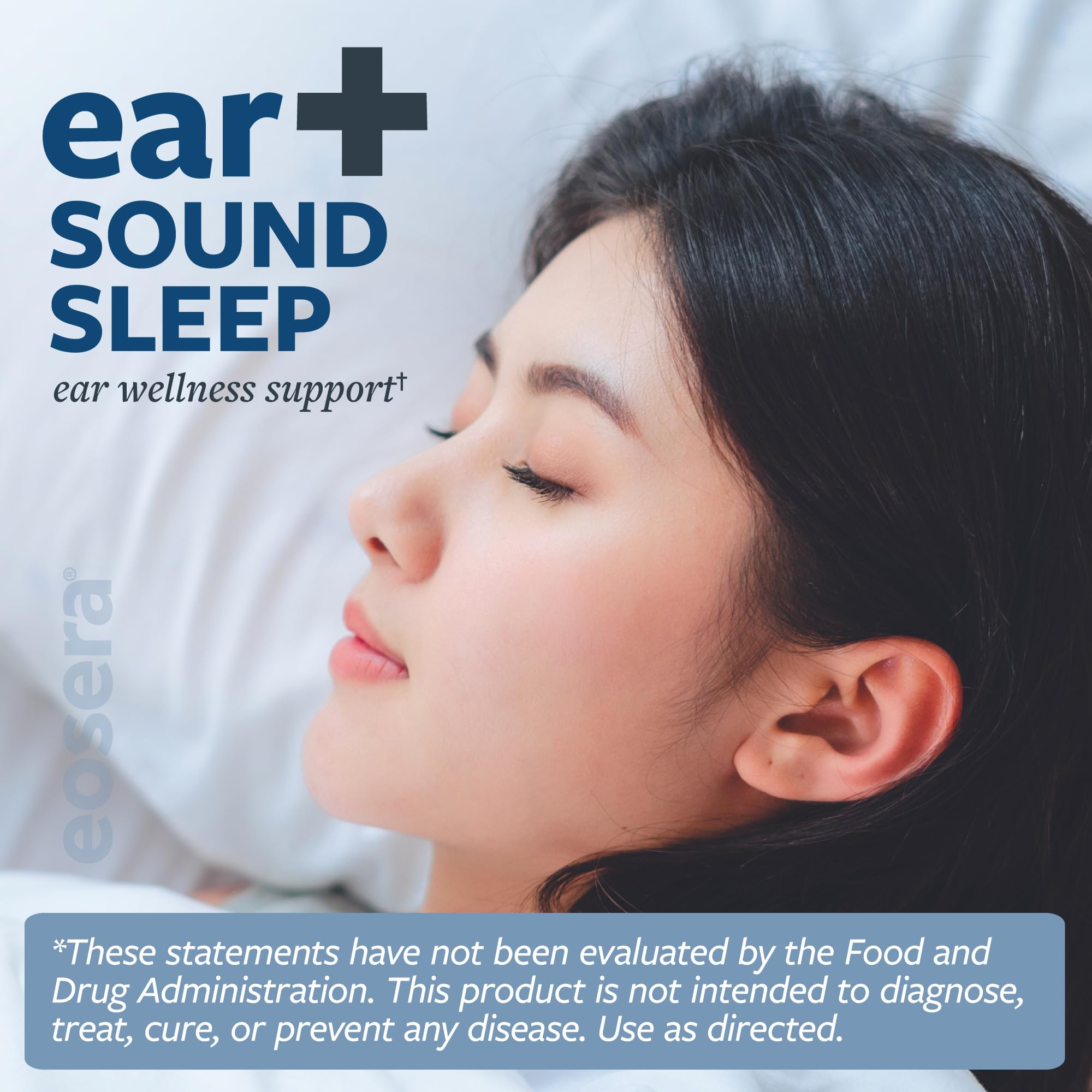 Eosera Ear+ Sound Sleep Gummies tangerine gummies close-up