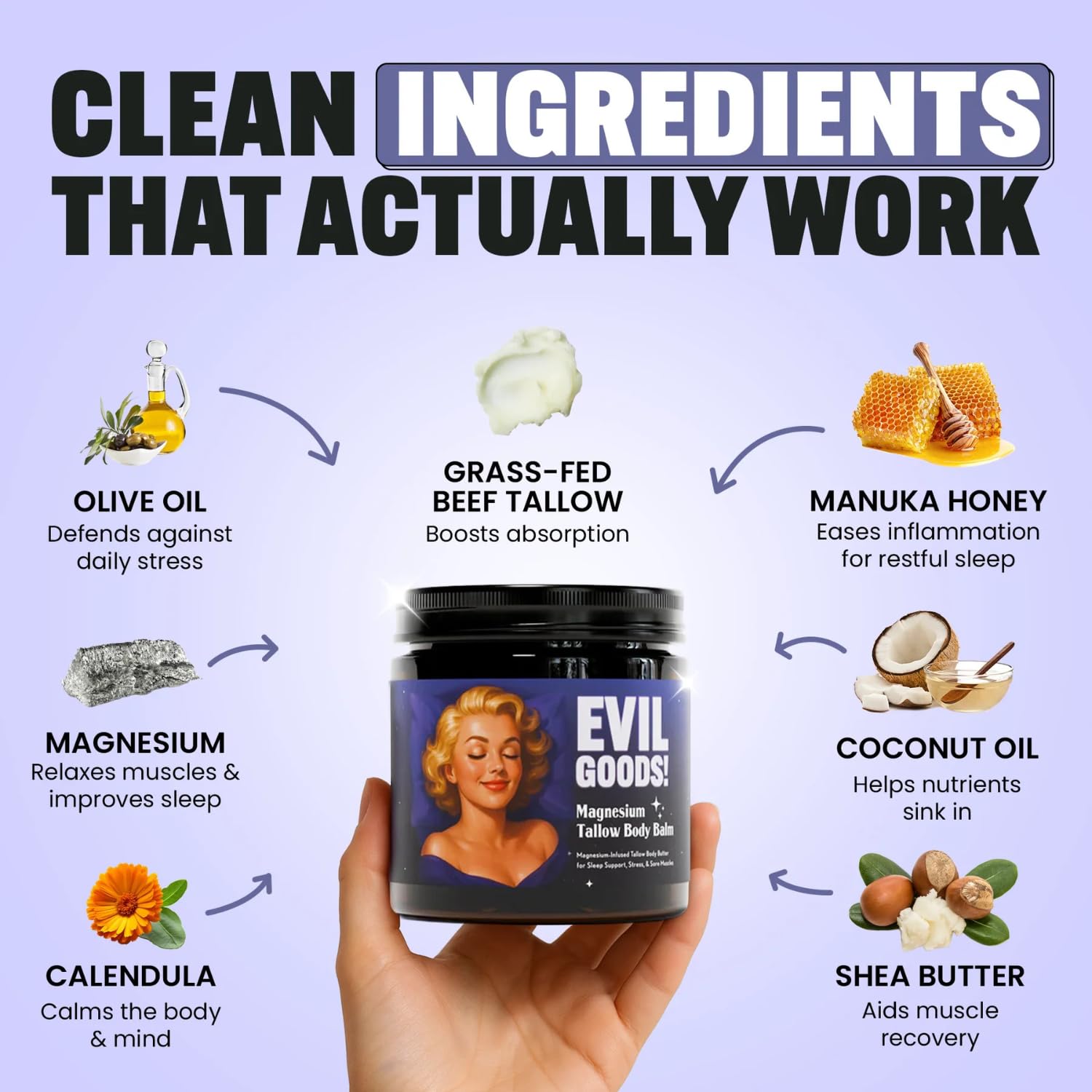 EPIK Balm texture close-up with natural ingredients