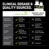 Epoch Nutrition Sciences Magnesium L-Threonate Liquid side view