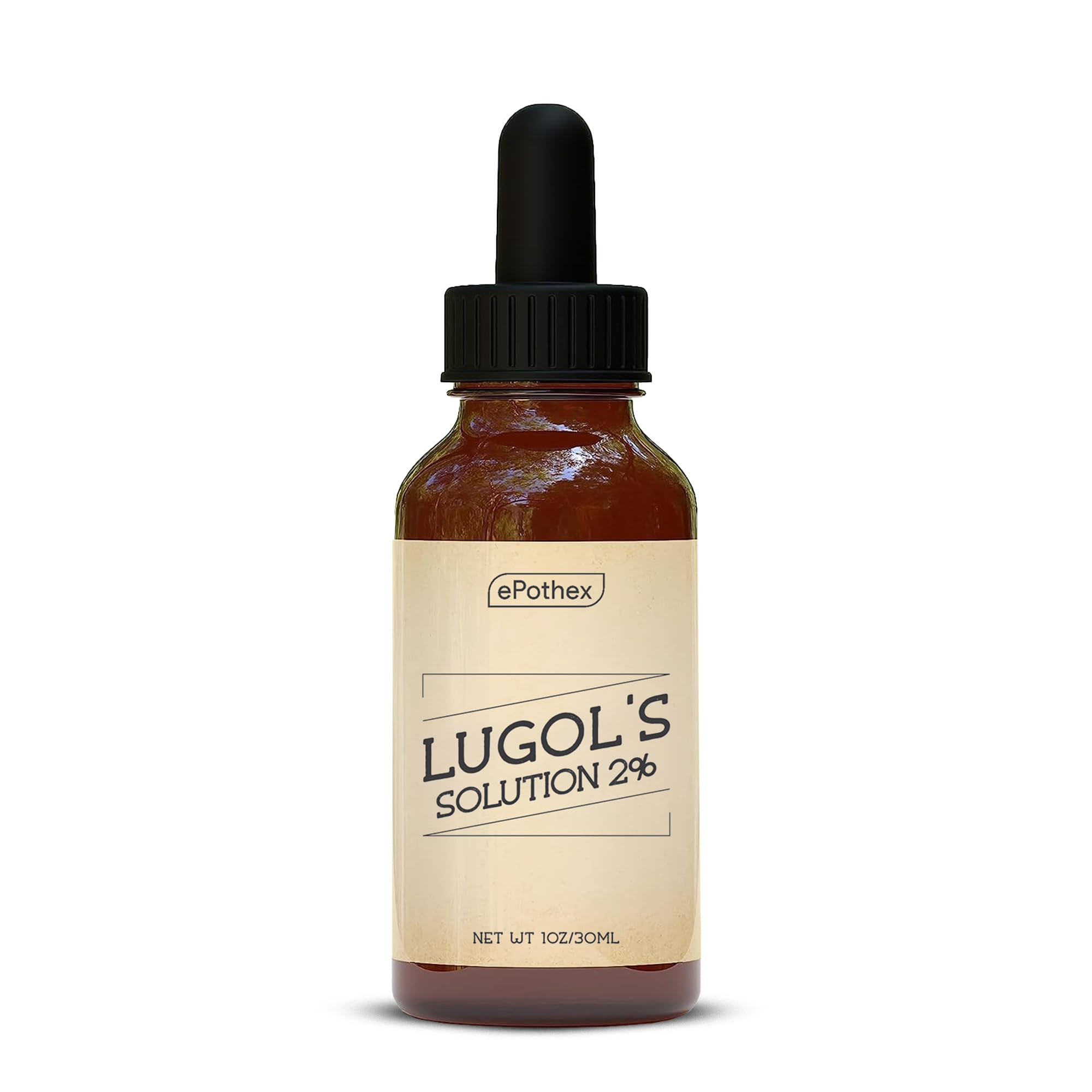EPOTHEX Iodine Supplement 82g dropper bottle front view