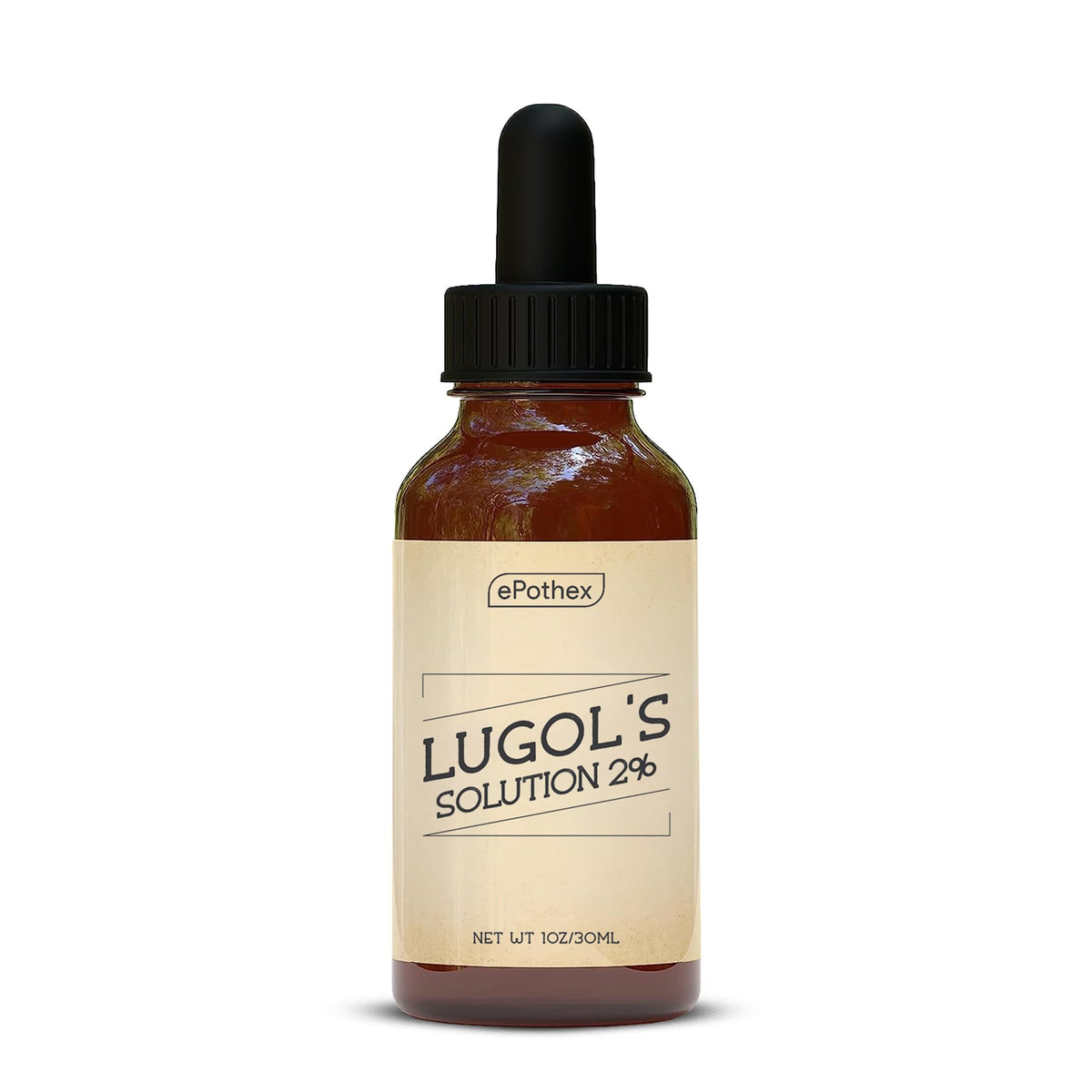 EPOTHEX Iodine Supplement 82g dropper bottle front view