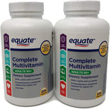 Equate Complete Multivitamin for Adults 50+ 100 Tablets front view