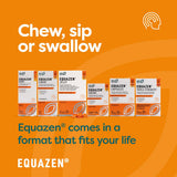 Equazen Fish Oil Chewable Capsules displayed with other health supplements