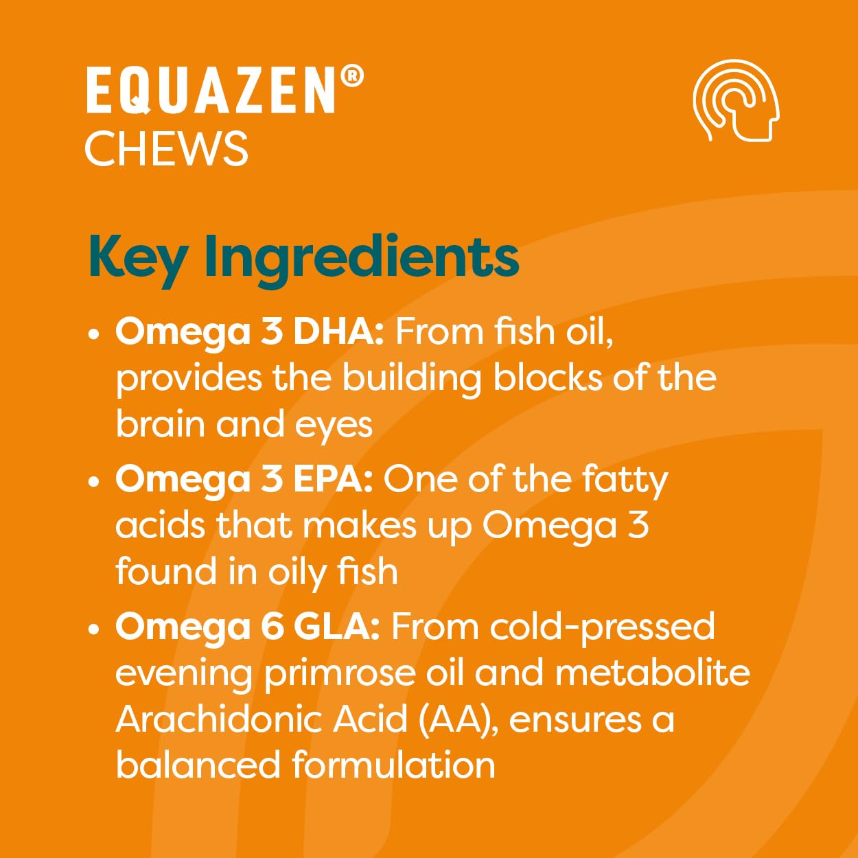 Equazen Fish Oil Chewable Capsules with a glass of water
