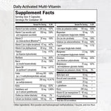 Equilife Activated Multivitamin Supplement side view showing capsules