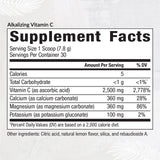 Equilife Alkalizing Vitamin C Powder packaging side view