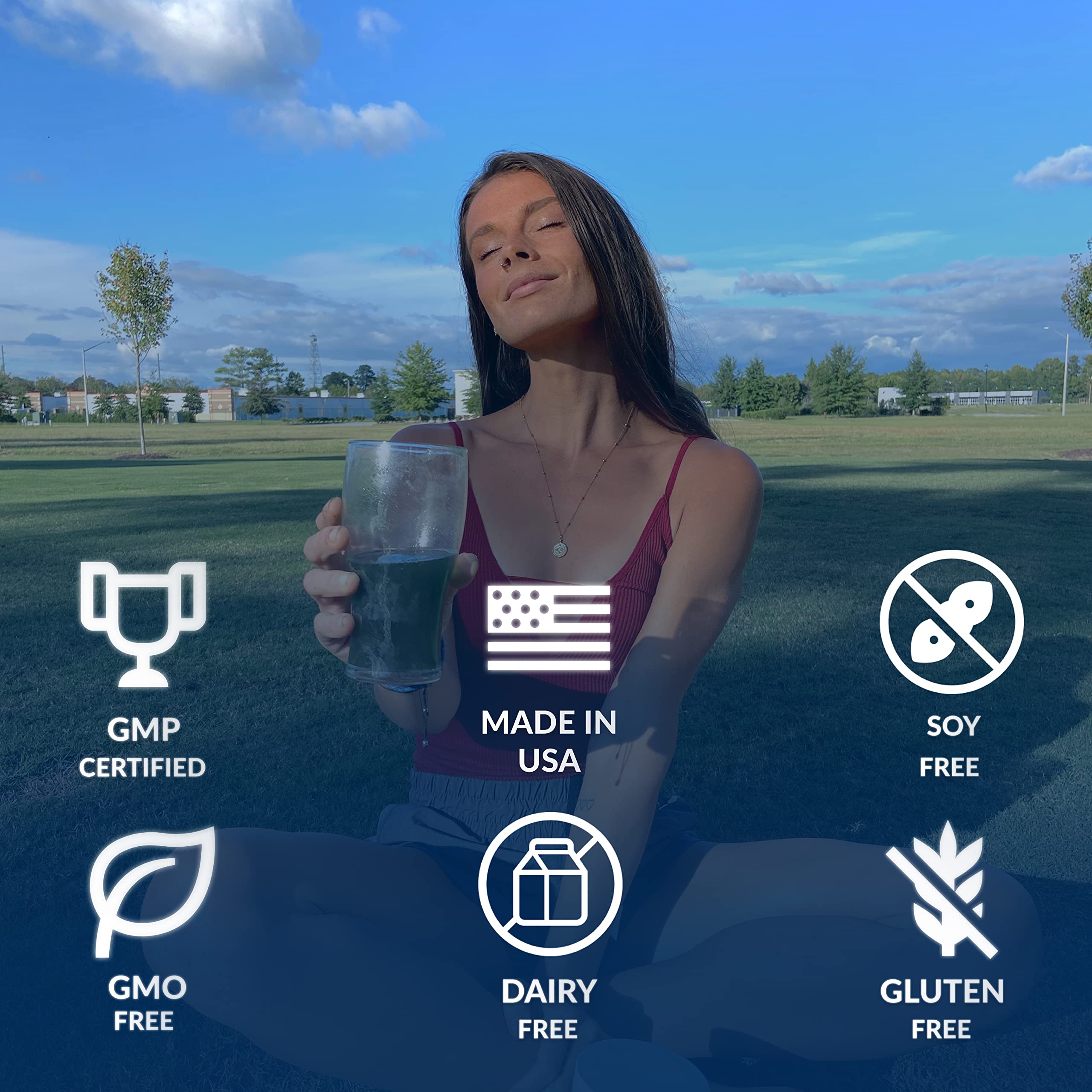 Equilife Daily Probiotic Supplement displayed with a glass of water