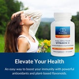 Equilife Vitamin C Capsules on a wooden table