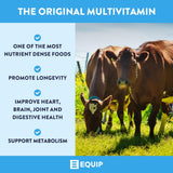 Equip Beef Liver Capsules 150g bottle with label
