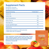 Equip Bovine Colostrum Gummies nutritional information