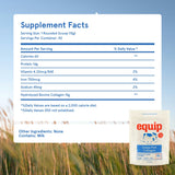 Equip Grass-Fed Collagen Powder 454g nutritional information