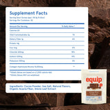 Equip Grass-Fed Collagen Supplement 503g in a glass of water