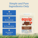 Equip Grass-Fed Collagen Supplement 503g nutritional information