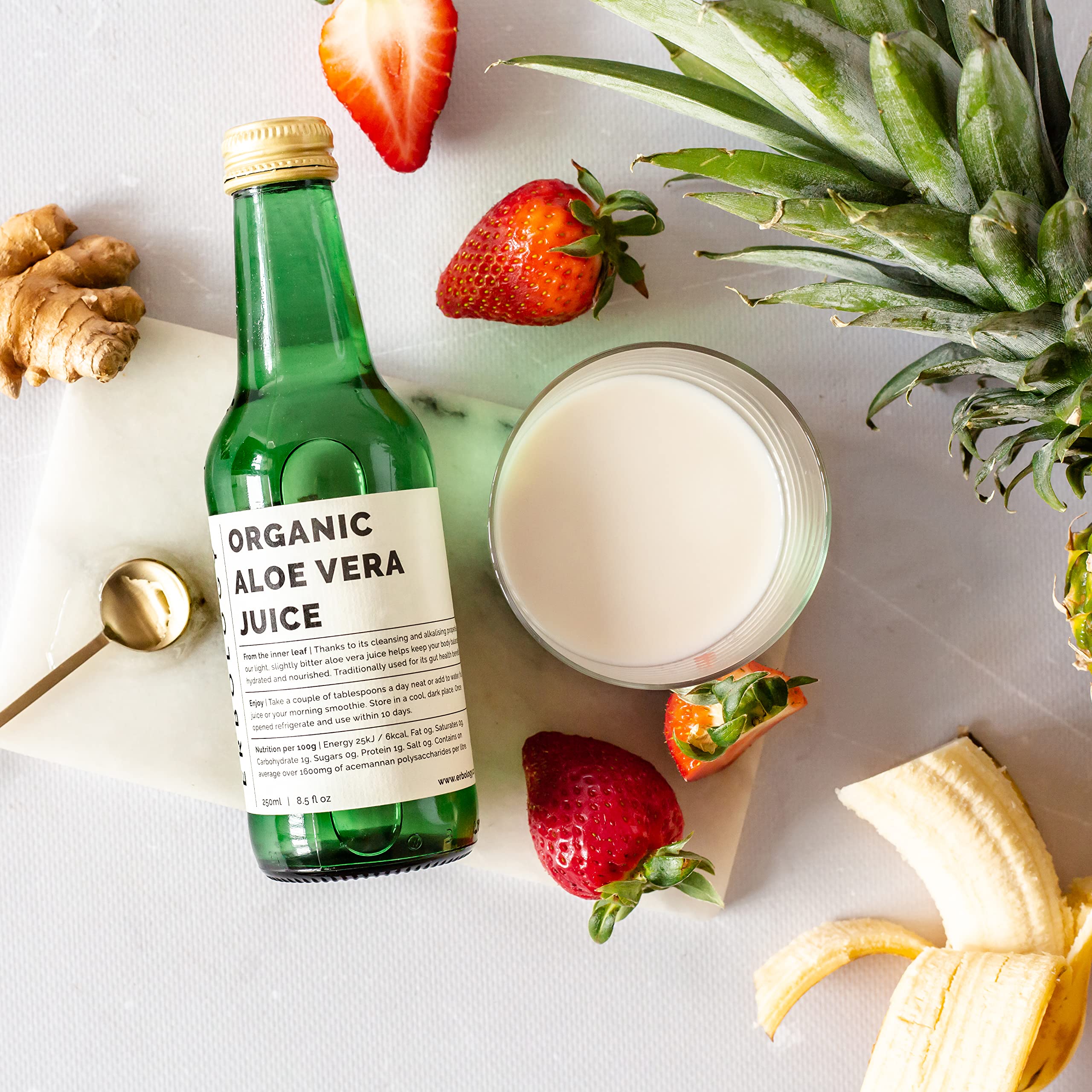 Erbology Aloe Vera Juice 200g packaging