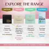 EROTICGEL Nuru Massage Gel Powder 40g displayed with other massage accessories