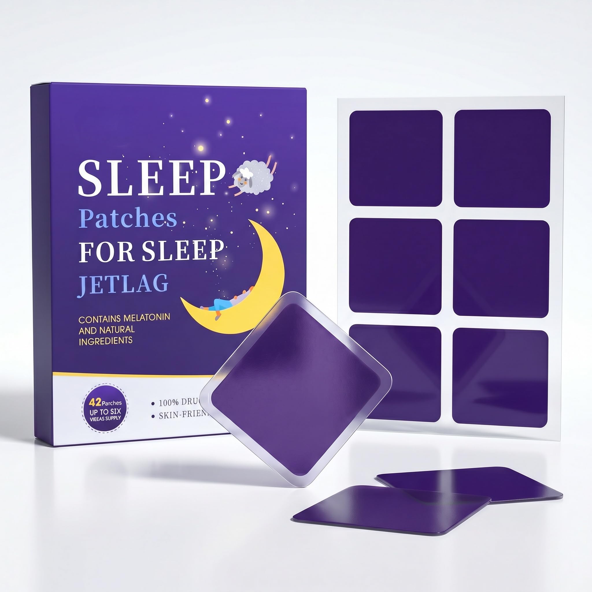 Esermoon Sleep Patches front view with lavender scent