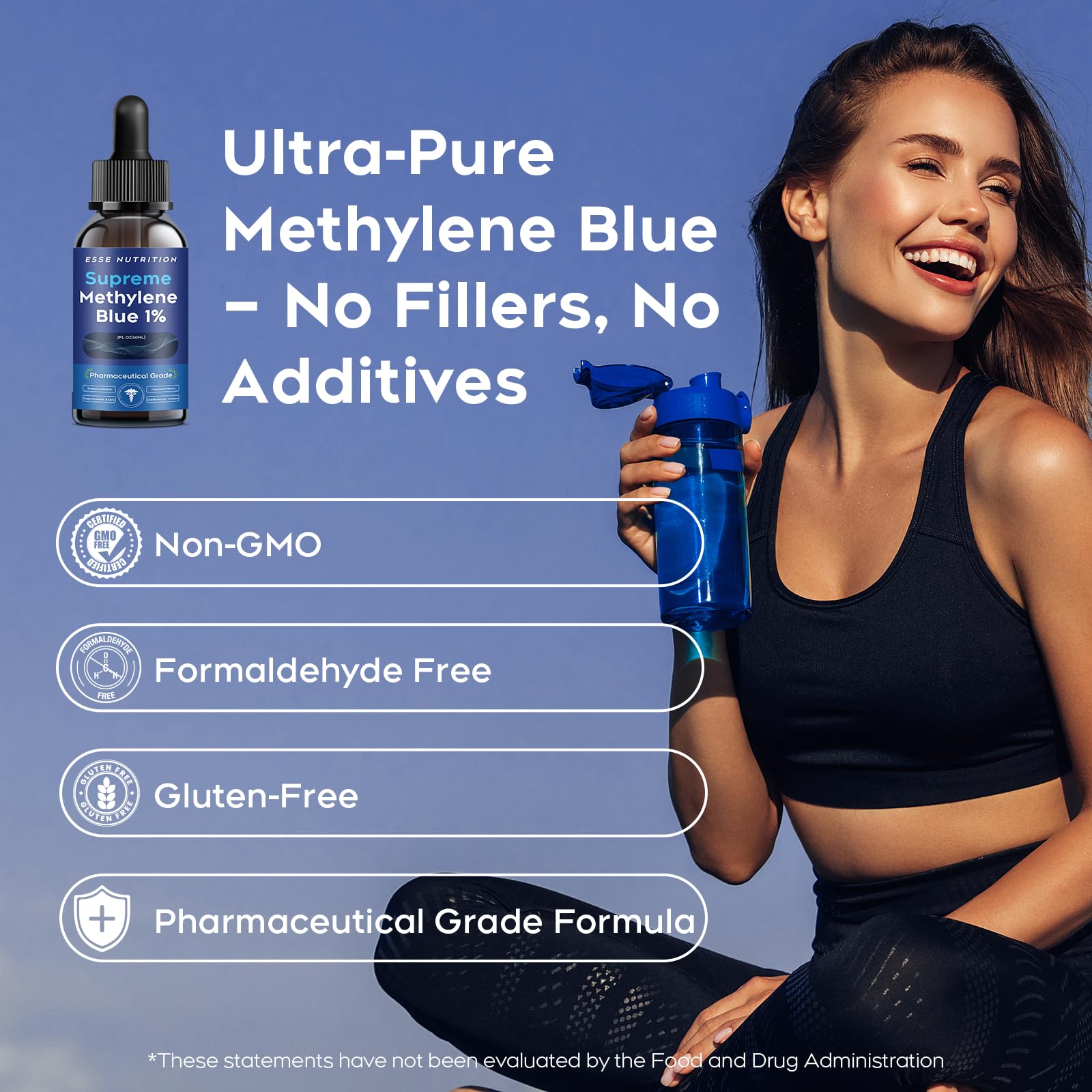 ESSE NUTRITION Methylene Blue Drops 57g ingredients list