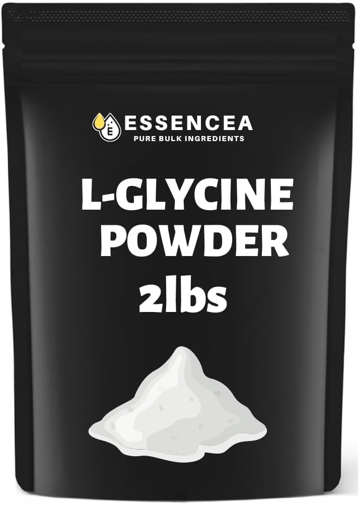 Essencea L-Glycine Powder 910g resealable pouch front view