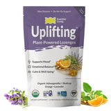 Essential Candy Uplifting Blend Lozenges front view with packaging