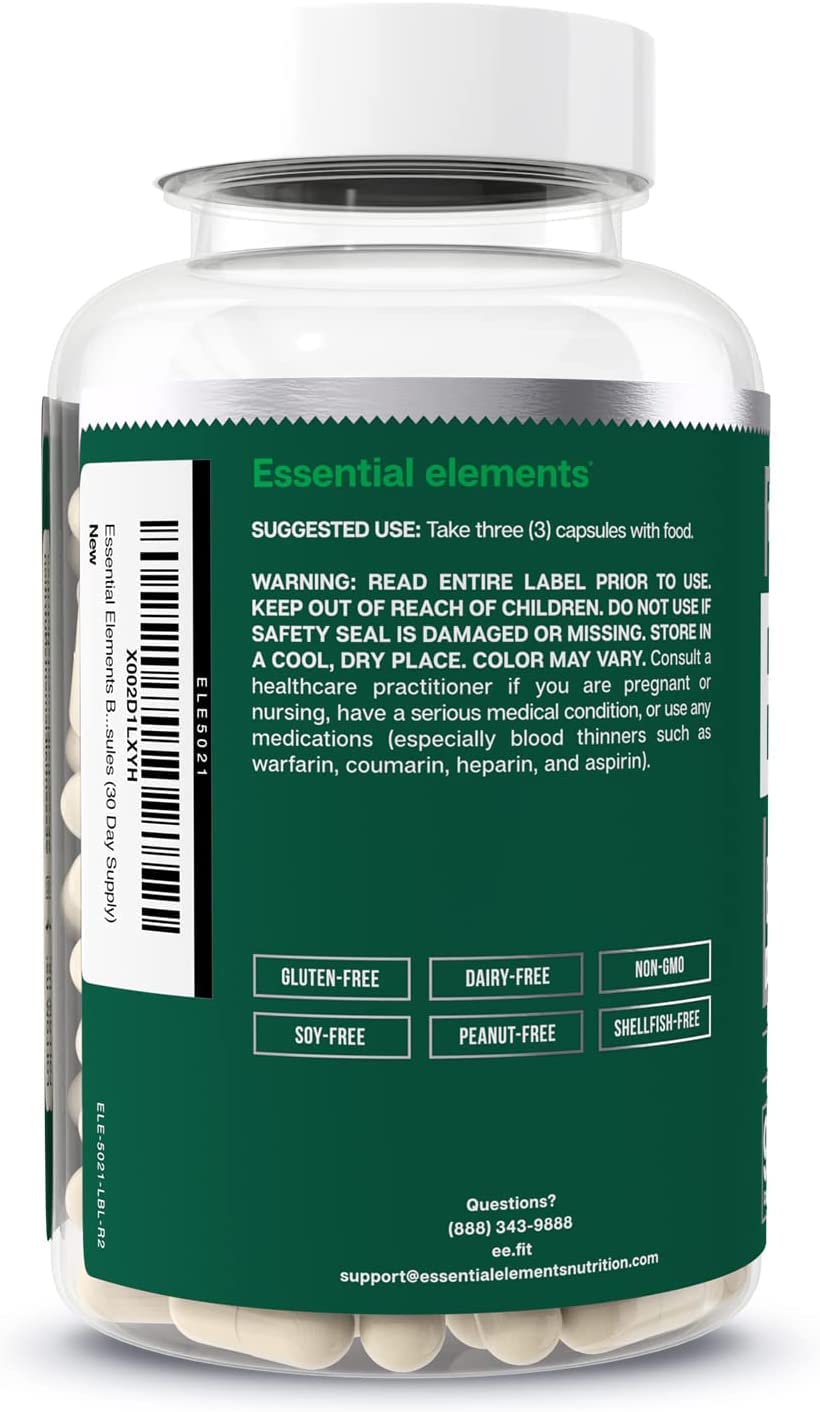 Essential Elements Bone Health Supplement ingredients list