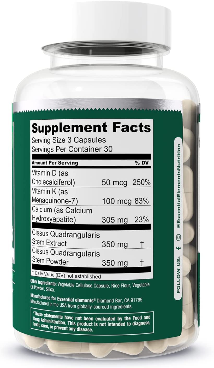 Essential Elements Bone Health Supplement packaging