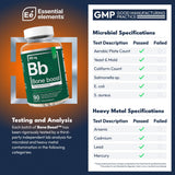 Essential Elements Bone Health Supplement side view
