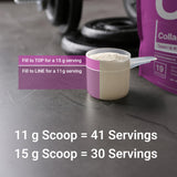 Essential Elements Collagen Peptides on a kitchen counter