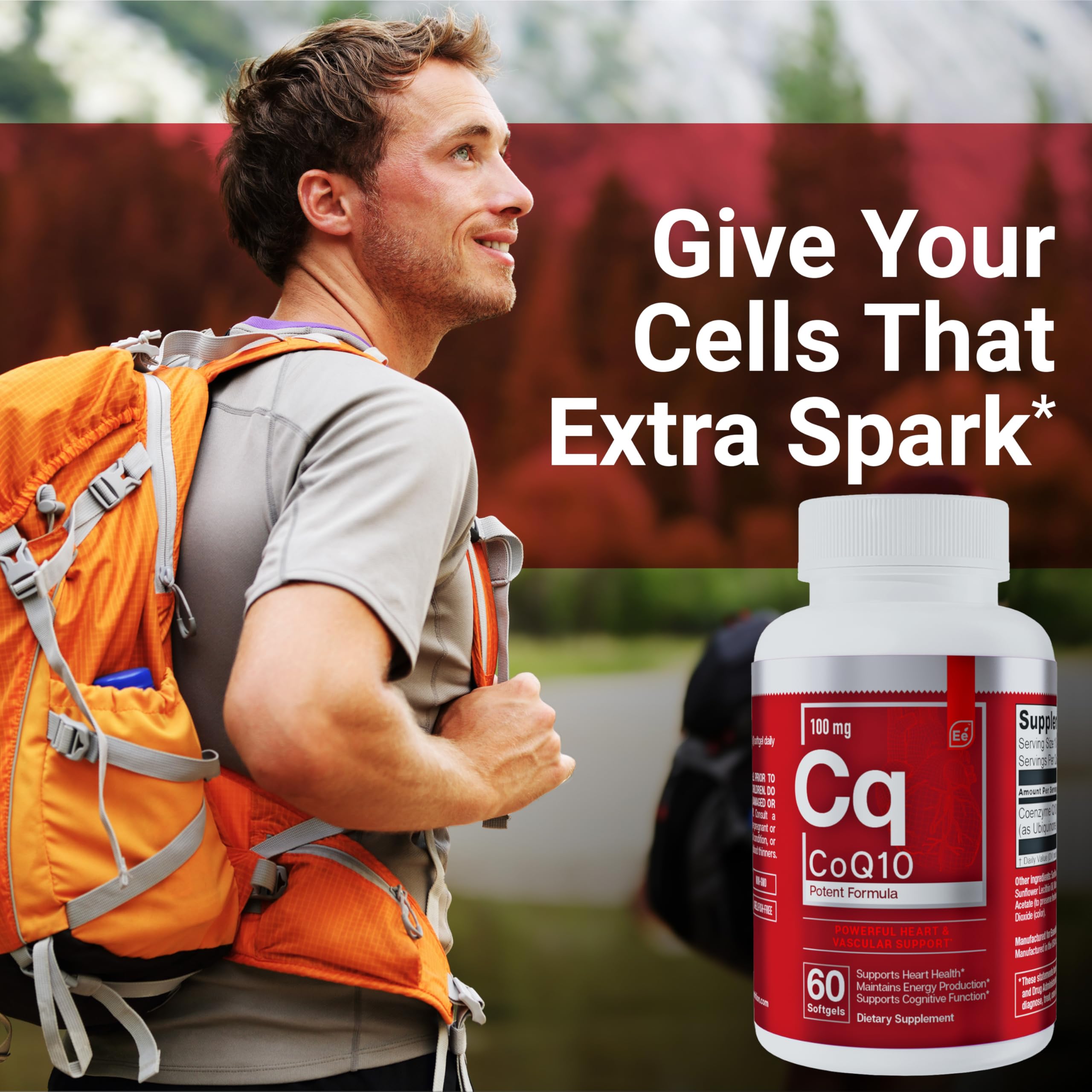 Essential Elements CoQ10 Daily Energy Supplement packaging