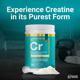 Essential Elements Micronized Creatine Monohydrate 358g scoop