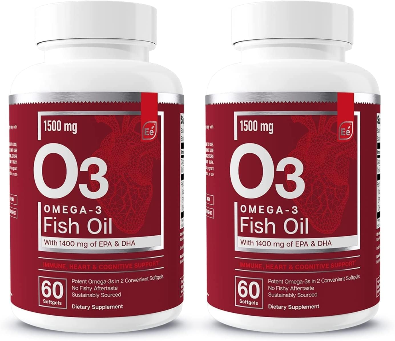 Essential Elements Omega-3 Fish Oil 1500mg front view