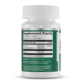 Essential Elements Vitamin D3 1000 IU capsules on a wooden table