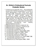 Essential Formulas Probiotic Capsules back view