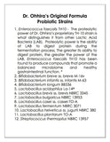 Essential Formulas Probiotic Capsules back view showing ingredients