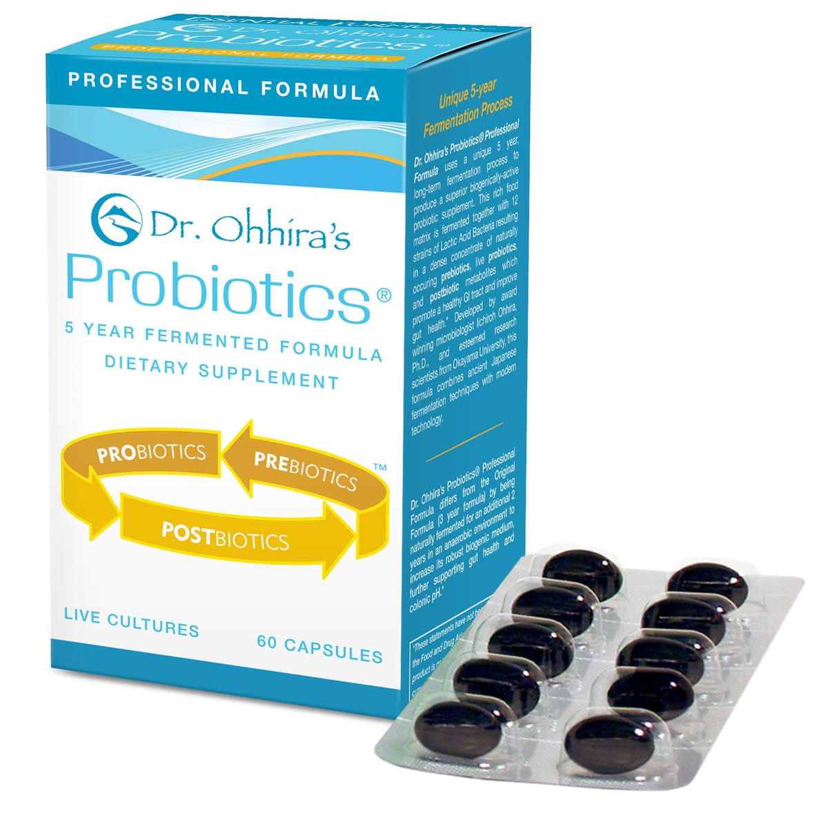 Essential Formulas Probiotic Capsules front view