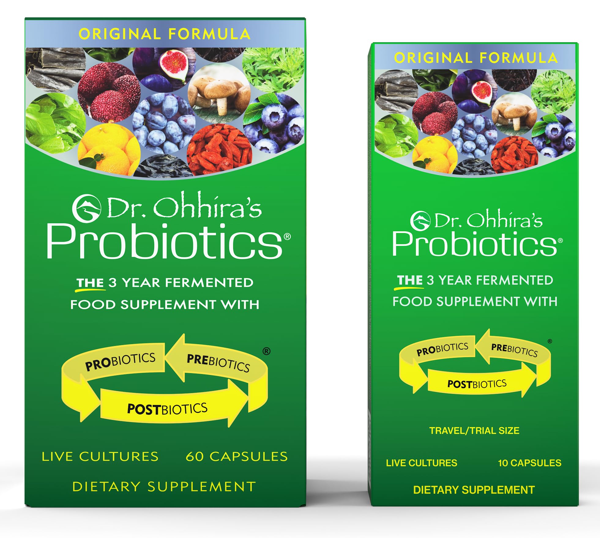 Essential Formulas Probiotics soft gel capsules on a wooden table