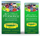 Essential Formulas Probiotics soft gel capsules on a wooden table