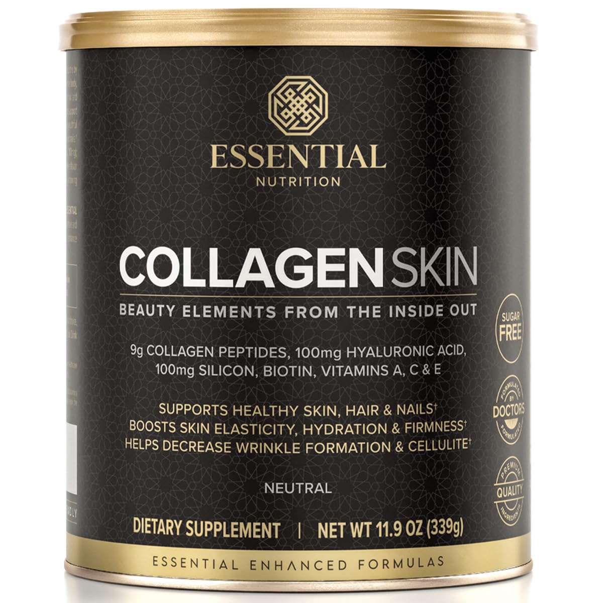 Essential Nutrition Collagen Peptides 408g front view with packaging