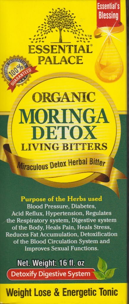 Essential Palace Moringa Living Bitters 848g front view