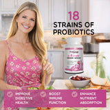 Essential Source Cranberry Probiotic capsule bottle with a measuring spoon