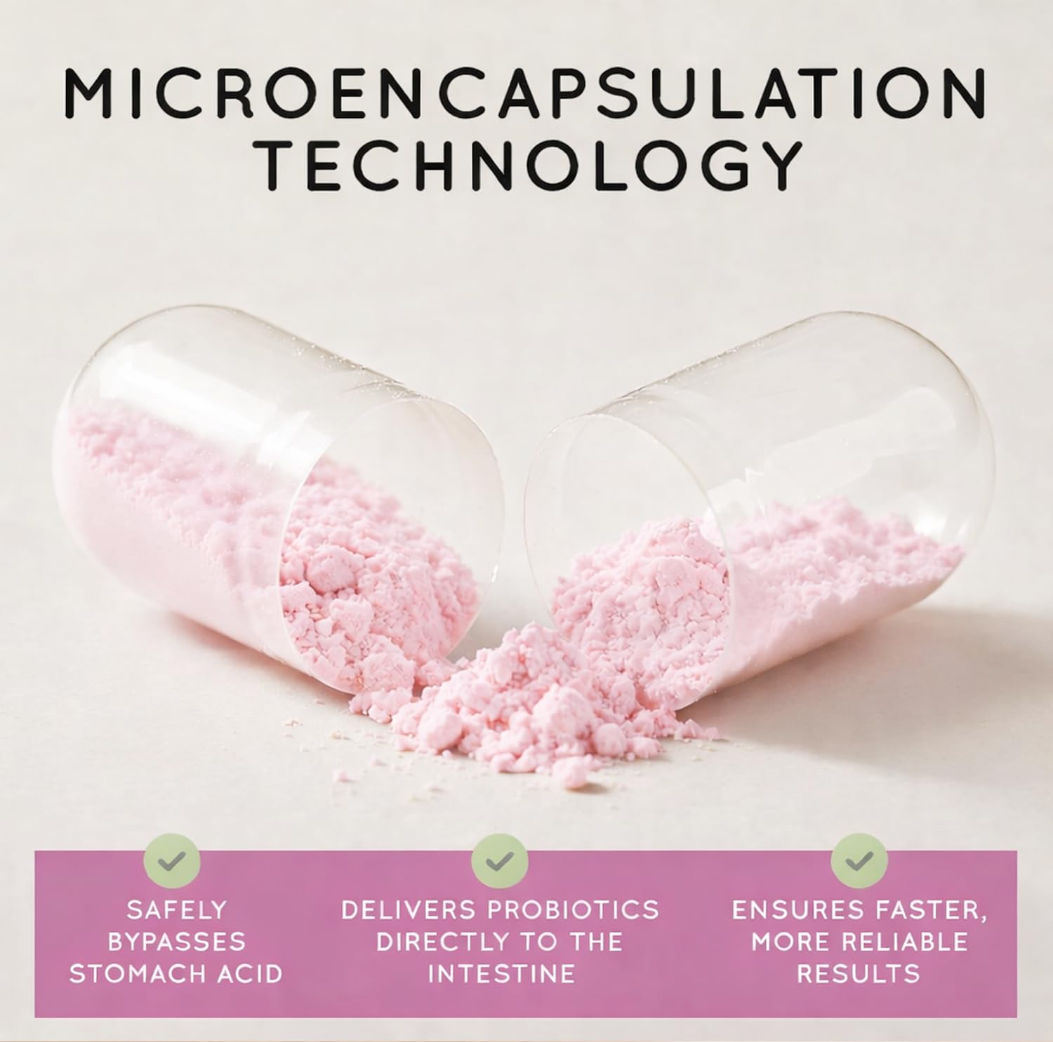 Essential Source Cranberry Probiotic capsule with a glass of water