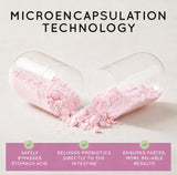 Essential Source Cranberry Probiotic capsule with a glass of water