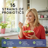 Essential Source Daily Probiotic Supplement 30 Capsules side view
