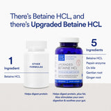 Essential Stacks Betaine HCL with Pepsin supplement back view