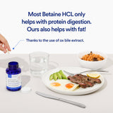 Essential Stacks Betaine HCL with Pepsin supplement bottle with label