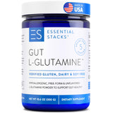 Essential Stacks L-Glutamine Powder front view 301g