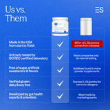Essential Stacks L-Glutamine Powder scoop for serving
