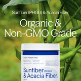 Essential Stacks Prebiotic Fiber Powder 210g organic ingredients