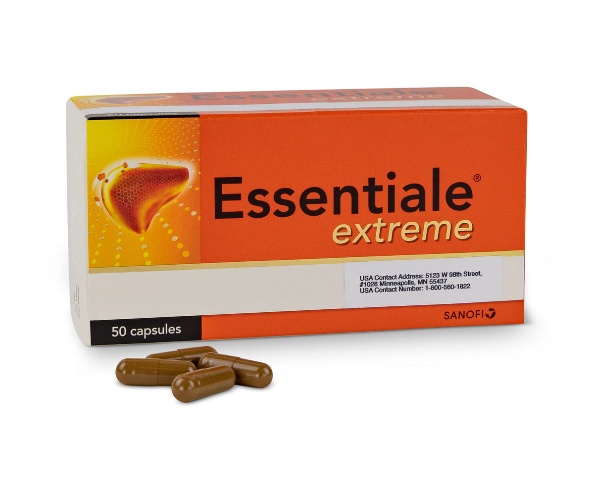 Essentiale Extreme 50 Capsules front view with packaging
