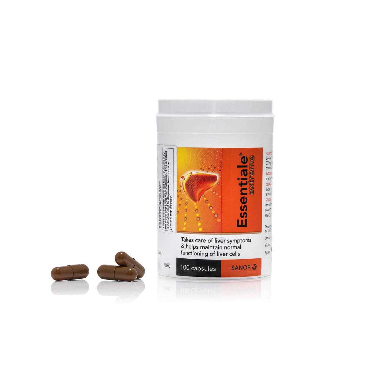 Essentiale Extreme Liver Support Capsules bottle front view